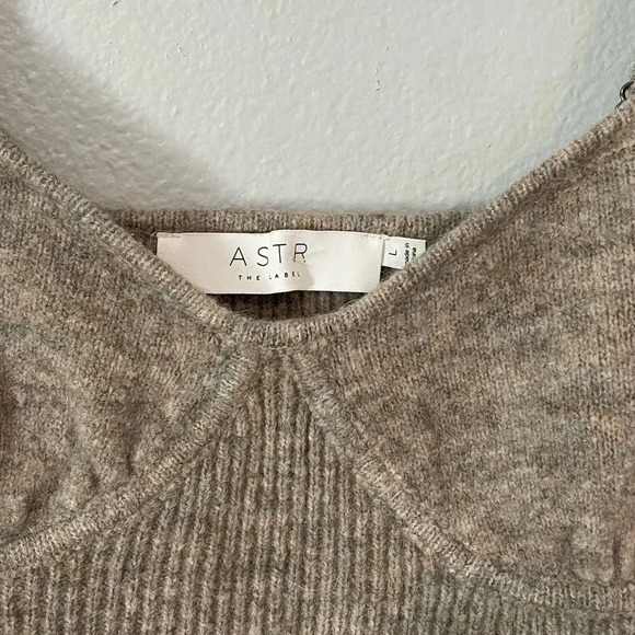 ASTR the Label Bellmont cropped knit cami size Large - Picture 4 of 6